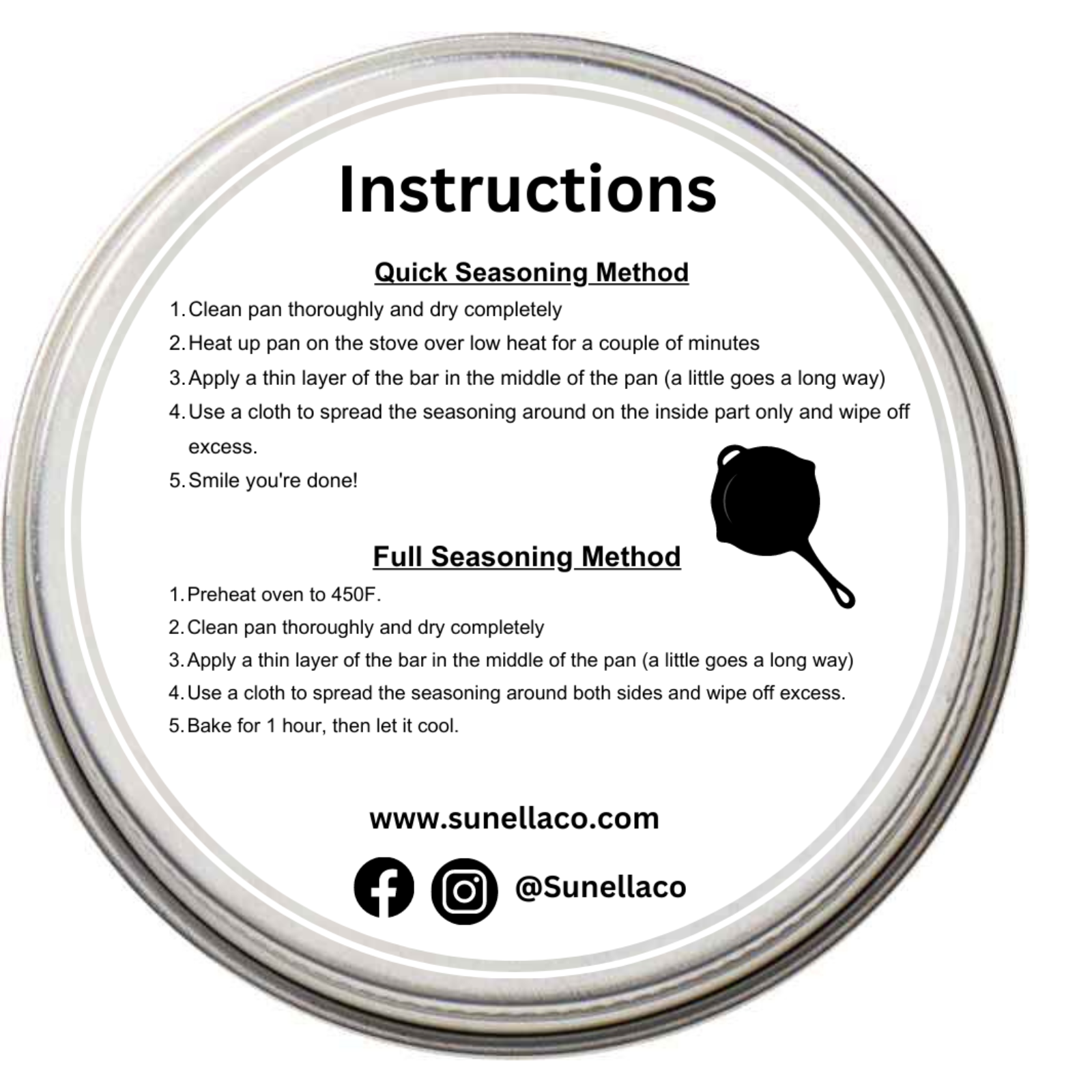 Cast Iron Seasoning Bar - Image 3