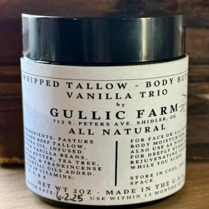 Vanilla Trio - Whipped Tallow Body Butter
