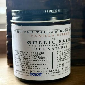 Vanilla Citrus - Whipped Tallow Body Butter