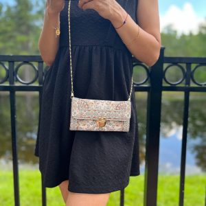 Turkish Rug Design Crossbody Bag for Women, Handmade Bag